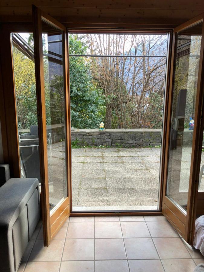 Ganze Ferienwohnung mit Garten Nähe Grotti Biasca Exterior foto